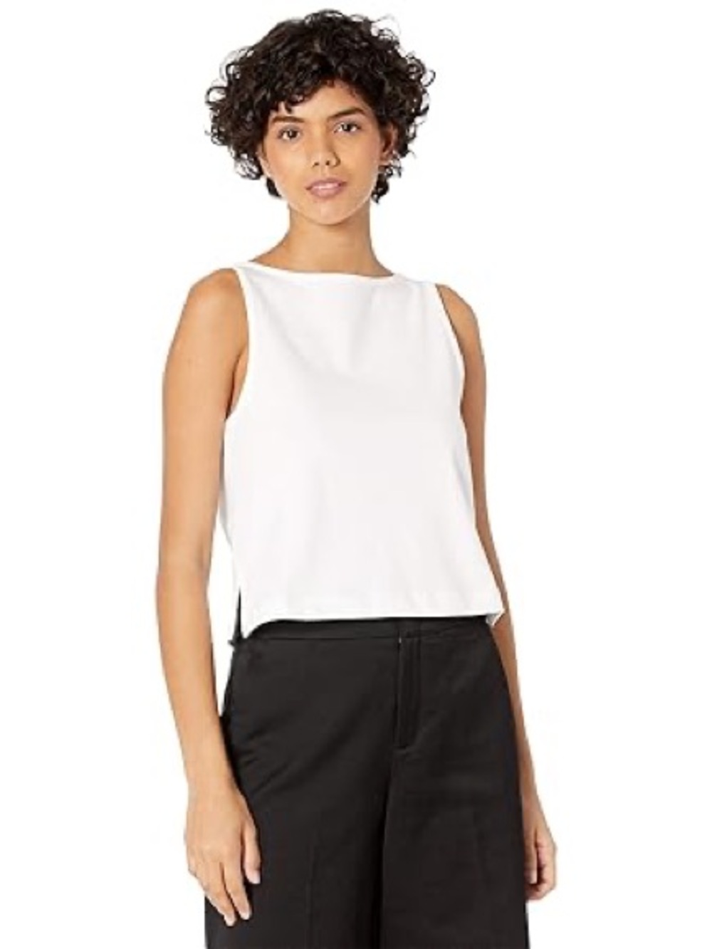 Vince Shell Tank in Optic White